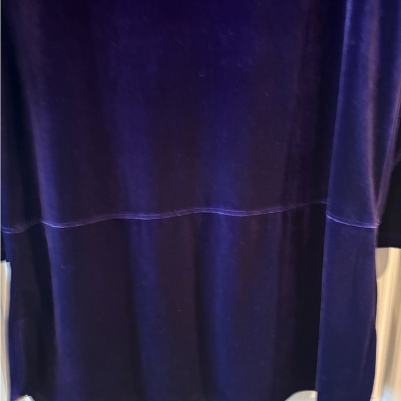 Lauren Ralph Lauren Purple Velvet Military
Tunic Top Shirt Buttons Size Large - Picture 13 of 13